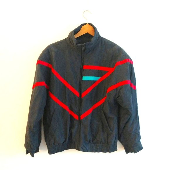 Out of the Blue Vintage Silk Jacket - Picture 1 of 5